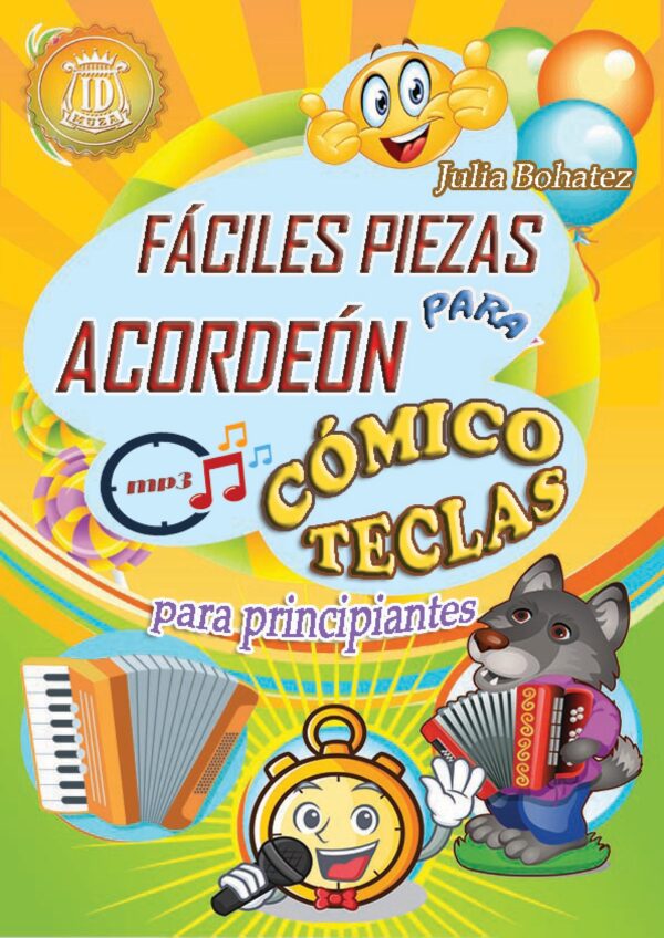 🪗🎤 Cómico Teclas – Piezas Fáciles para Acordeón